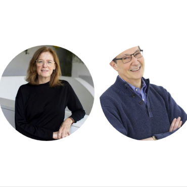 Portraits of Moira and Glyn